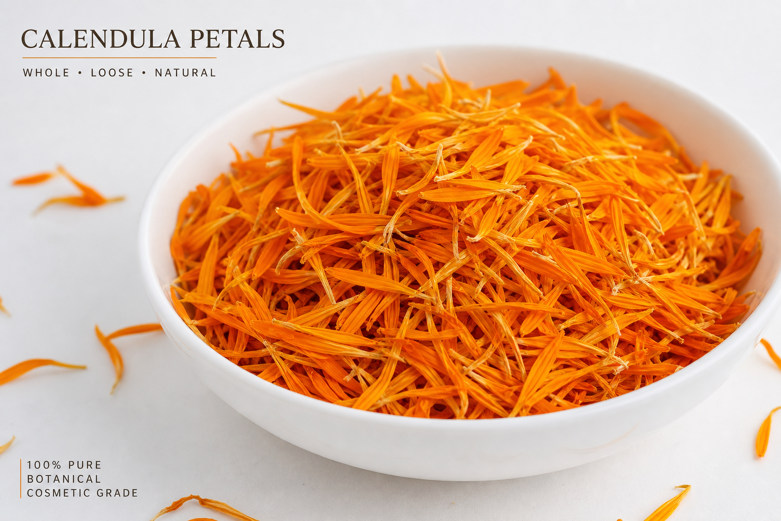 Marigold Petals Whole Calendula officinalis