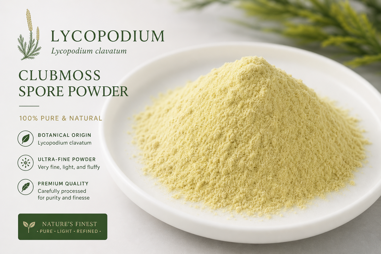 Lycopodium Powder Lycopodium clavatum